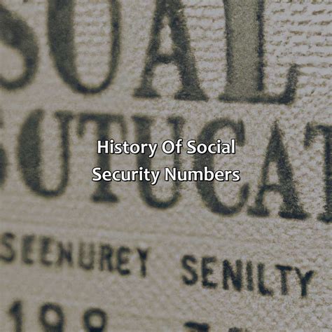 The Story of the Social Security Number .